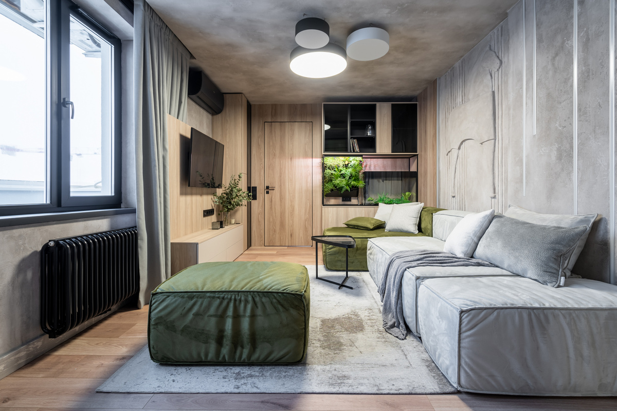 Диван Ossen 2 с пуфом