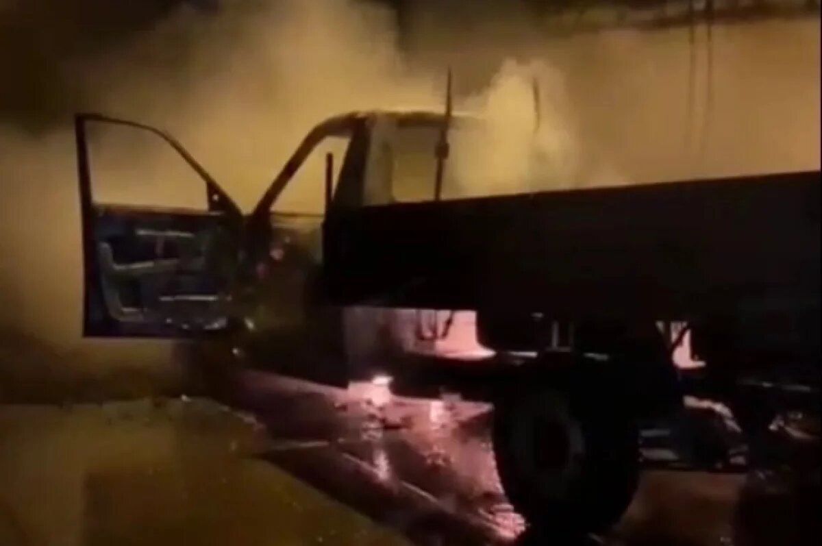    В Дагестане в автодорожном тоннеле сгорел автомобиль