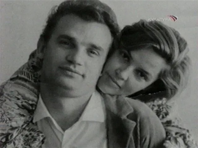 Дзидра Ритенбергс с Евгением Урбанским