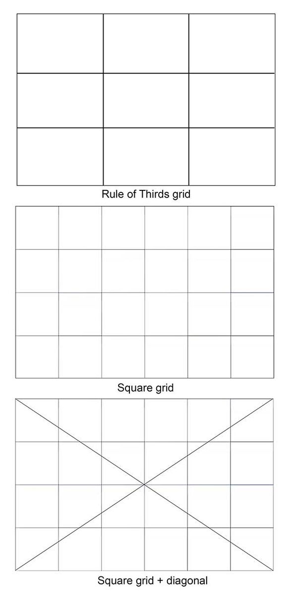 В зависимости от модели фотоаппарата, рамки кадрирования могут различаться