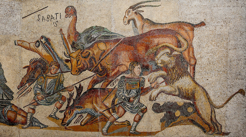    Лев растерзал гладиатора в римской Британии 1800 лет назад