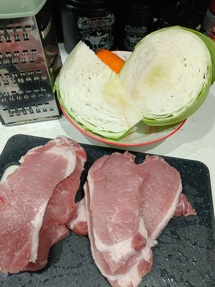 Начинаю готовить Бигус.