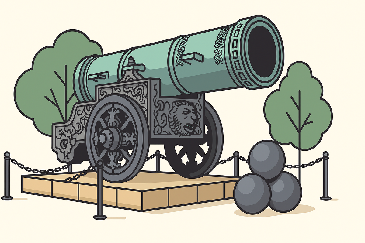 Царь-пушка. Иллюстрация автора