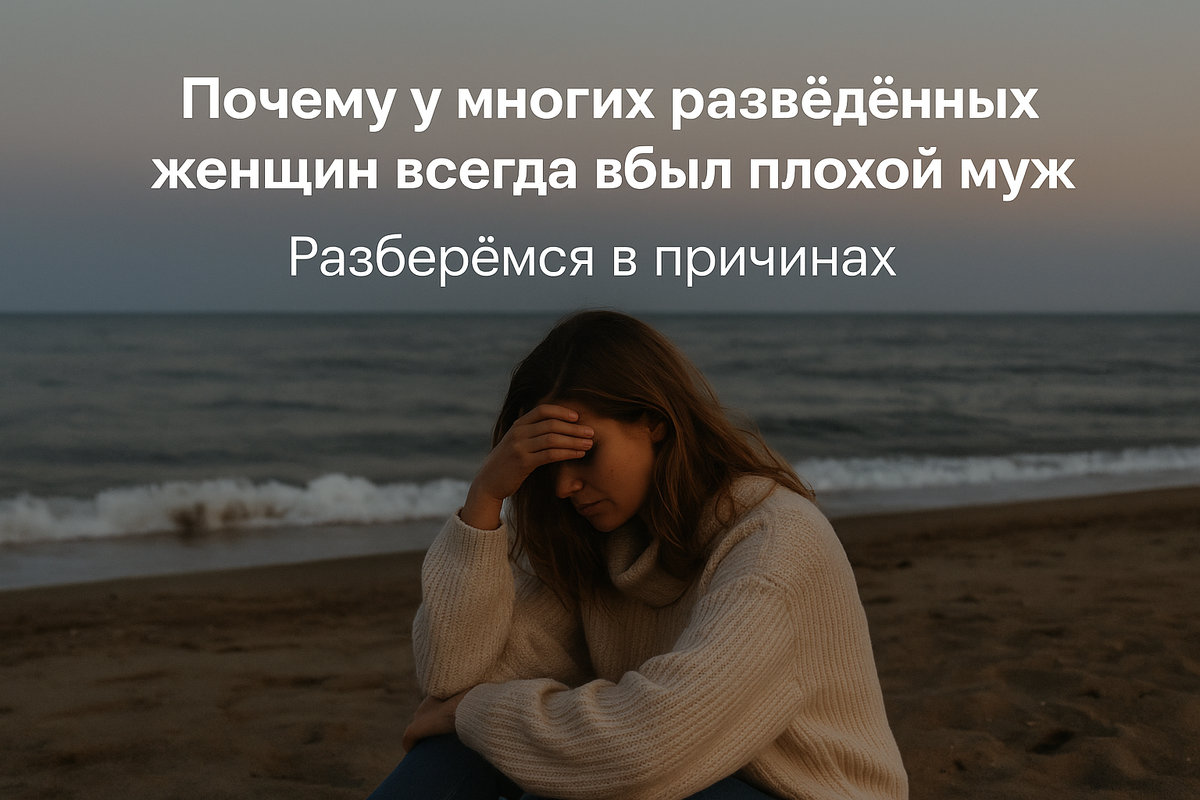 Почему у многих разведённых женщин «всегда был плохой муж» — взгляд без иллюзий