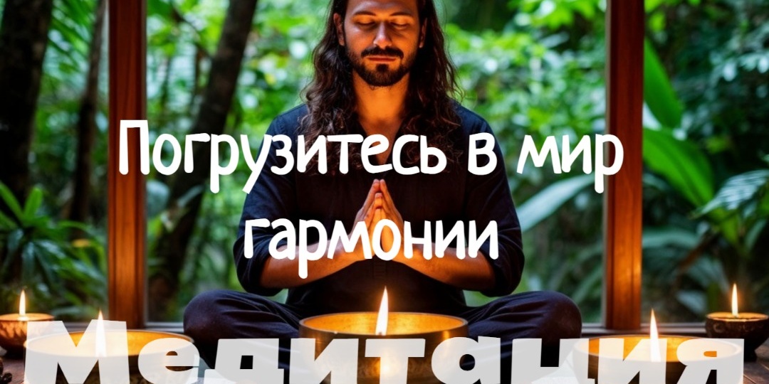 #Погрузитесь в мир #гармонии: медитация с поющими #чашами