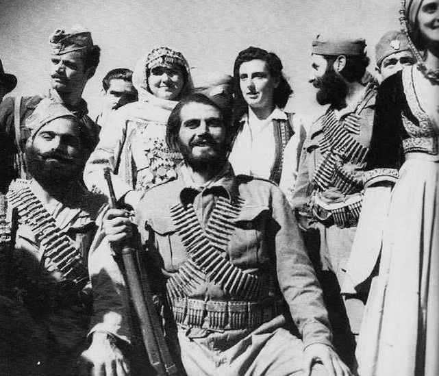 Греческие партизаны - бойцы ЭЛАС