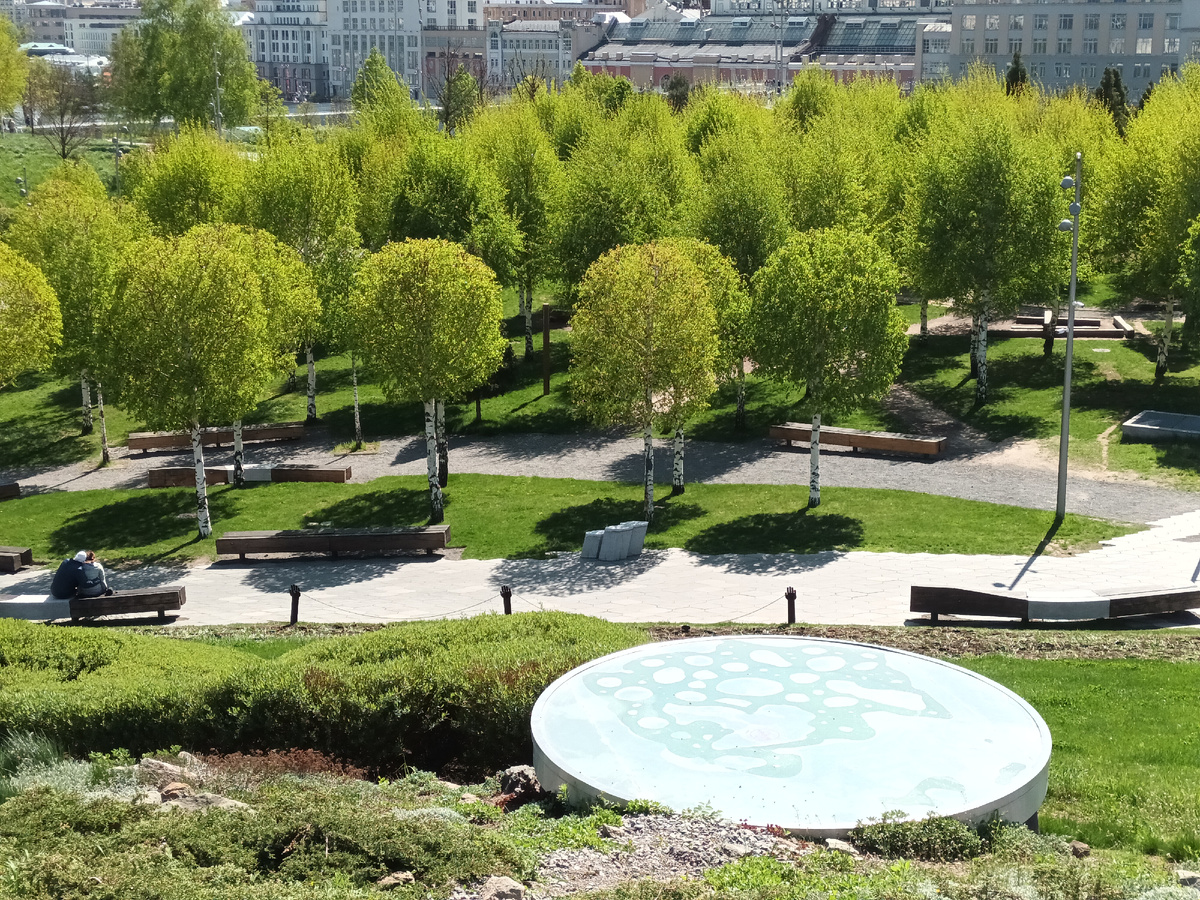 Вид с насыпной горки