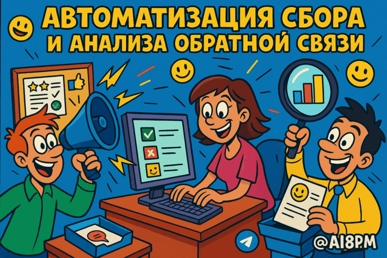    Вы хотите повысить эффективность бизнеса? Узнайте, как автоматизация сбора фидбека и AI для анализа отзывов помогут понять клиентов лучше! AI8PM