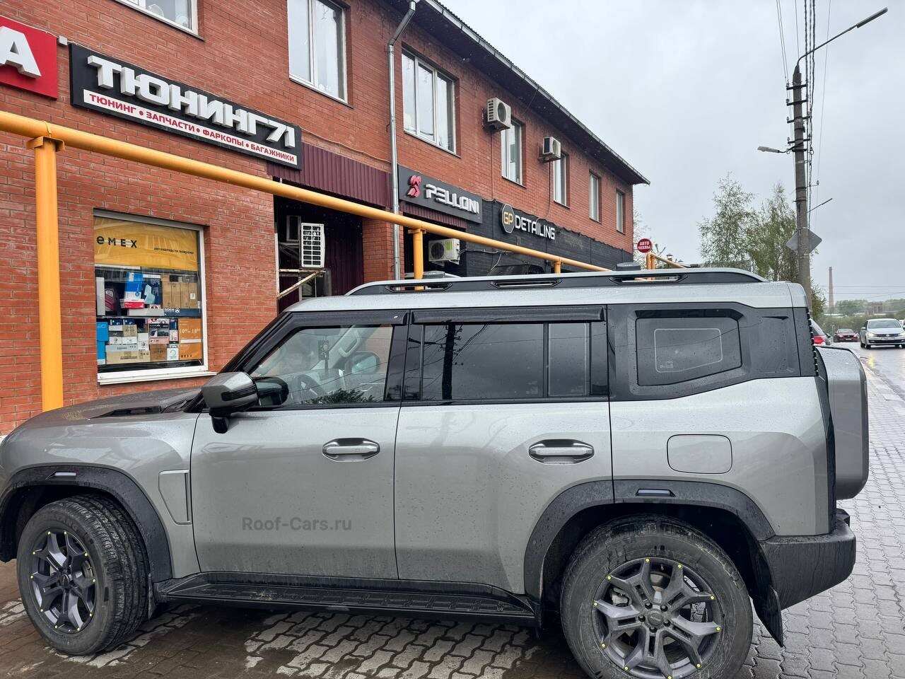 Установка багажника на Jetour T2 в Туле