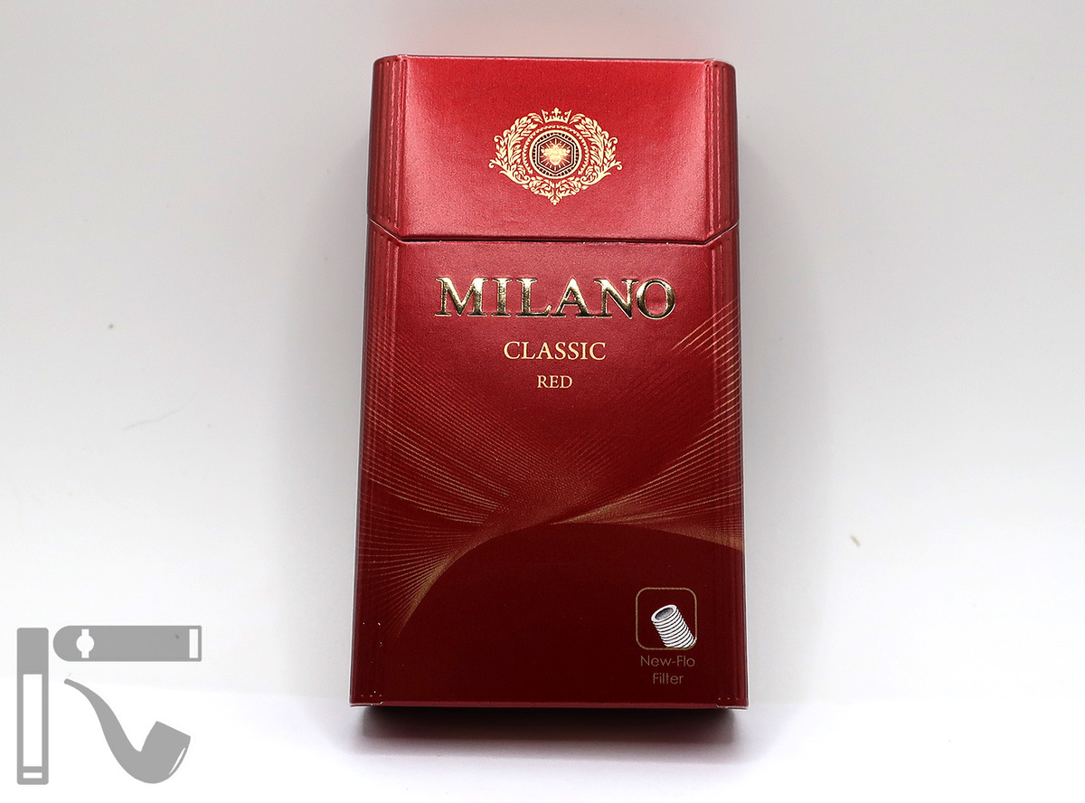 Сигареты Milano Classic Red. Фото: © канал "Уголок Курильщика"