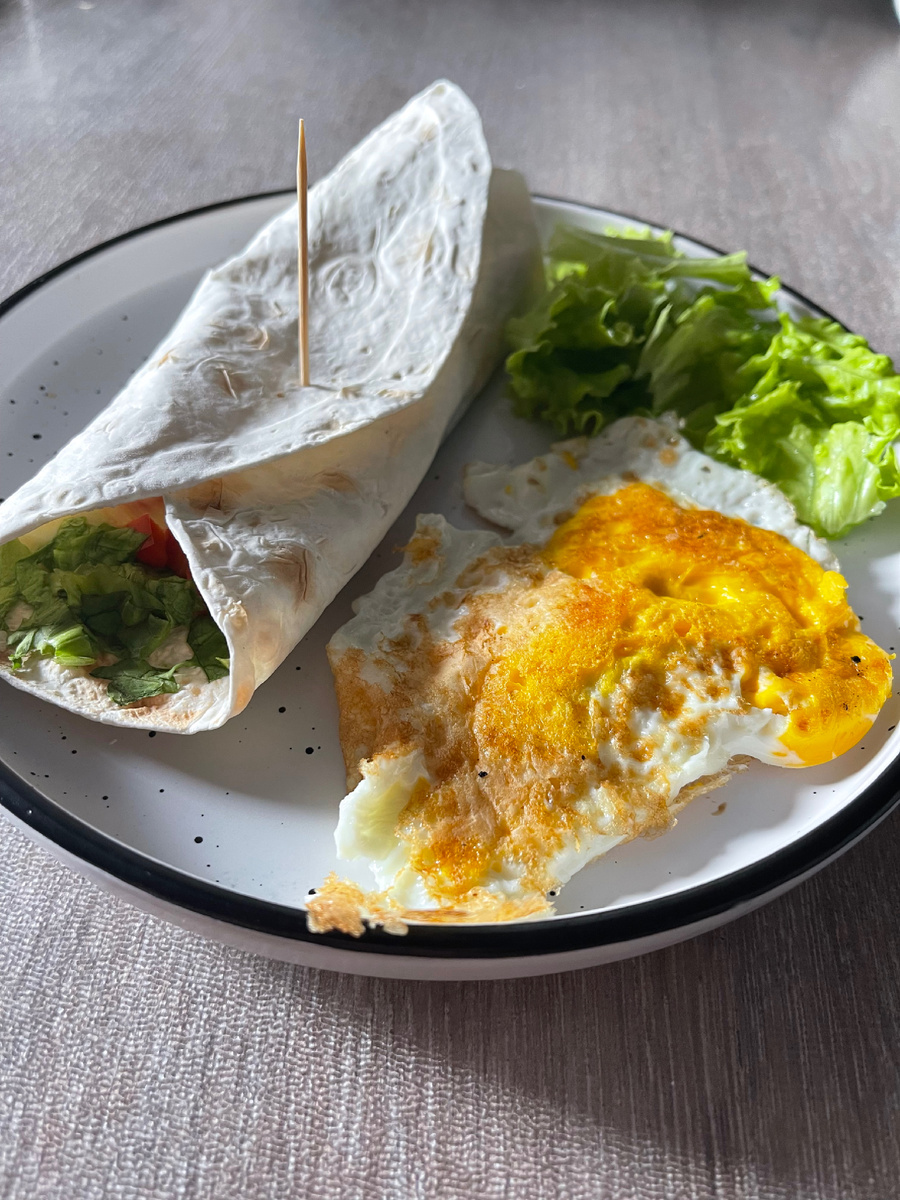 Завтрак. Фото автора.