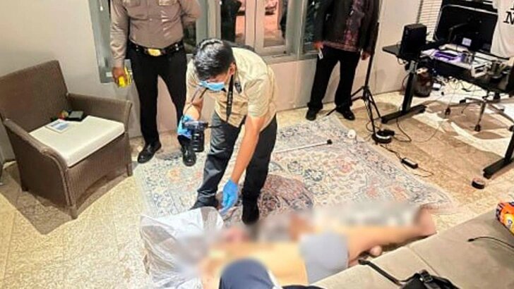 Мужчину нашли с пакетом голове и ремнем на шее