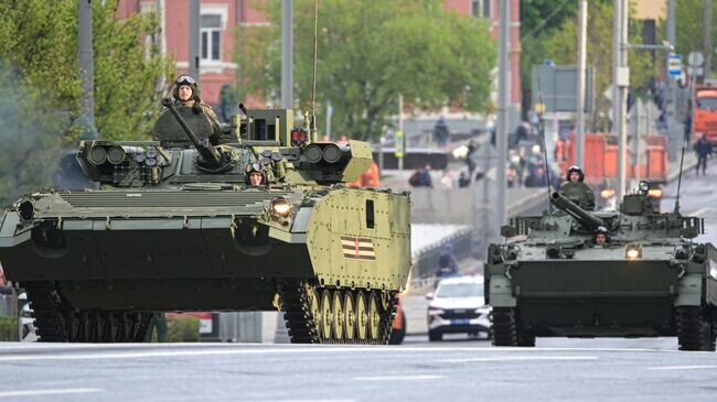 Репетиция Парада Победы в Москве