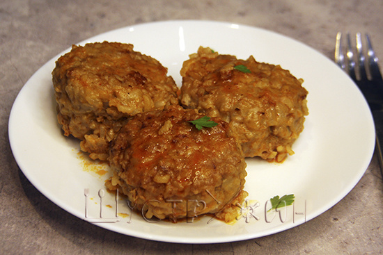 Мясные ёжики с рисом, как приготовить побыстрее.