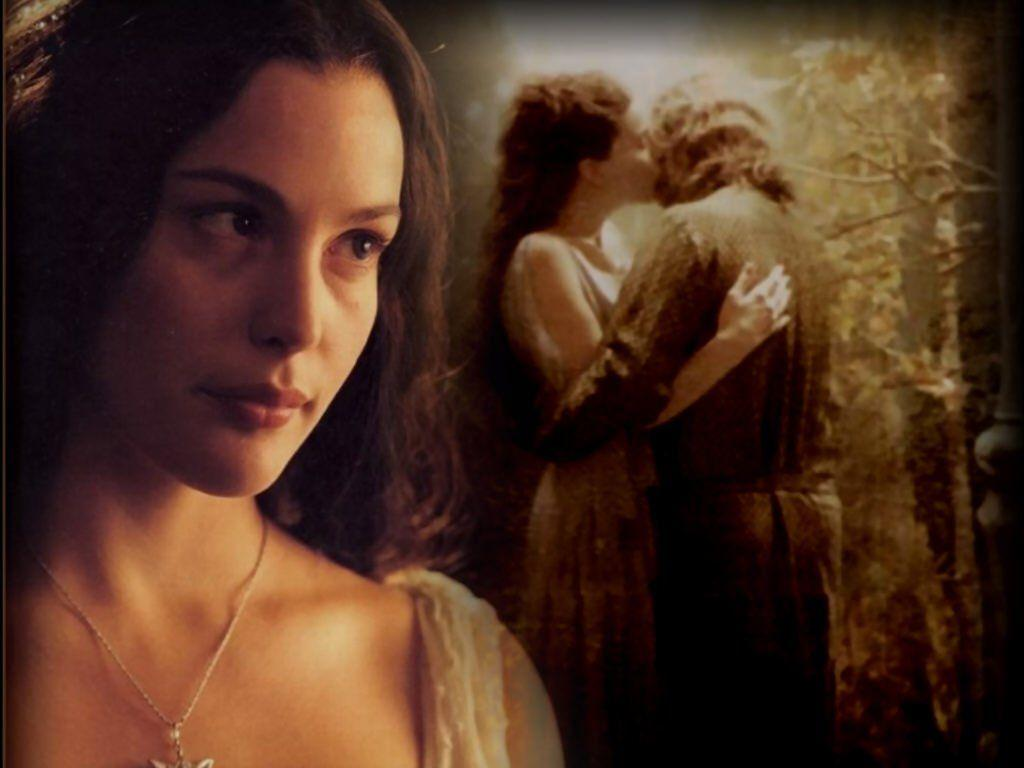 Хмельной эльфийский мёд... Судя по причёске, с Арагорном не Арвен