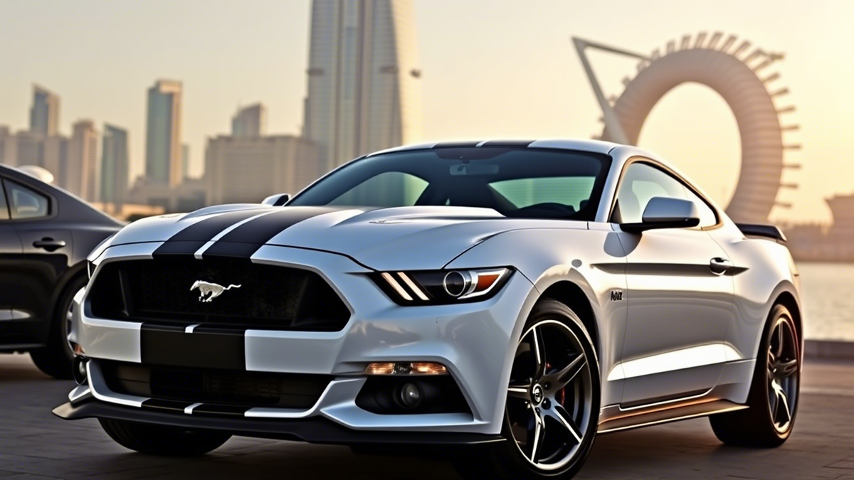 Арендованный автомобиль в Дубае