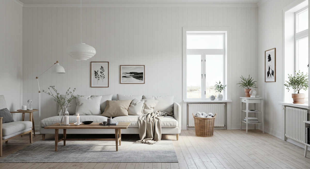 Шведский минимализм в интерьере, японская эстетика ваби-саби