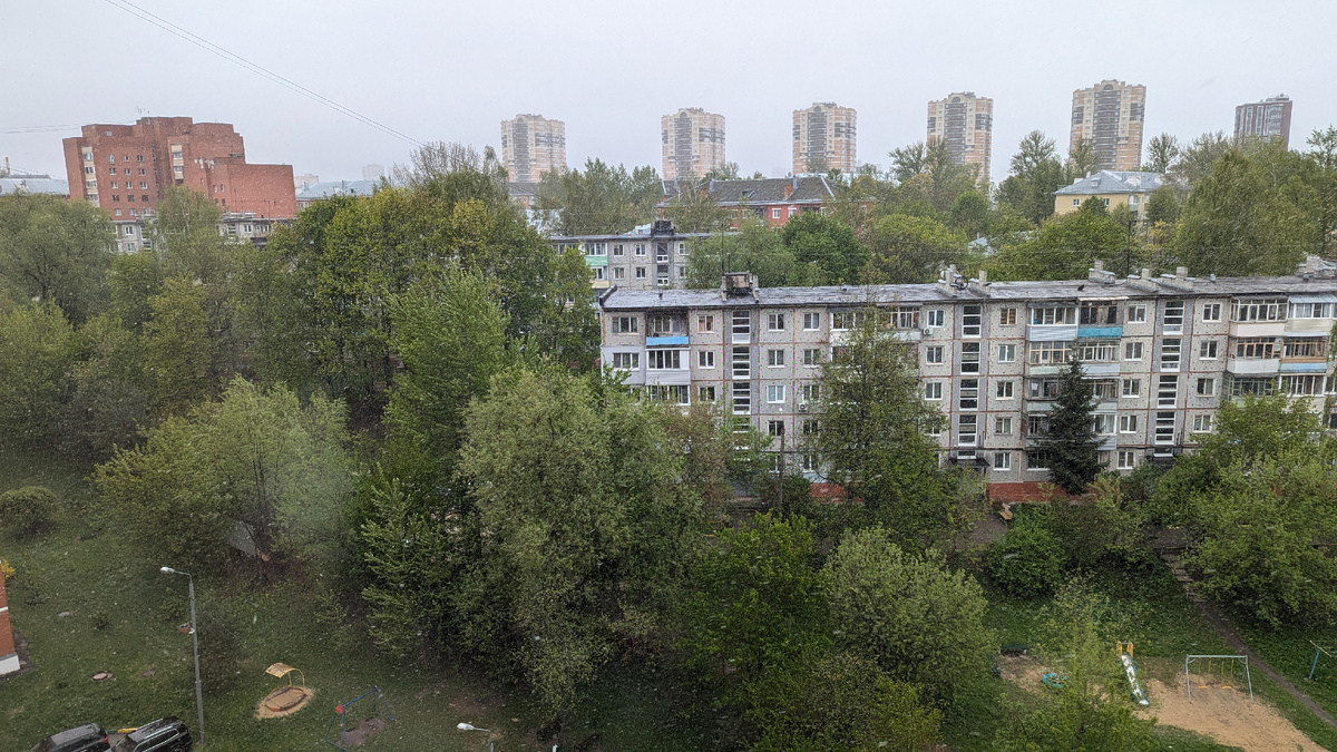 Утро, начинается метель