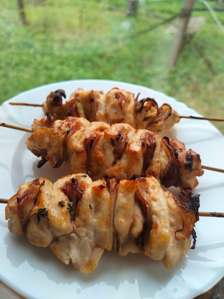 Krugozor / Шашлычки с беконом в аэрогриле 