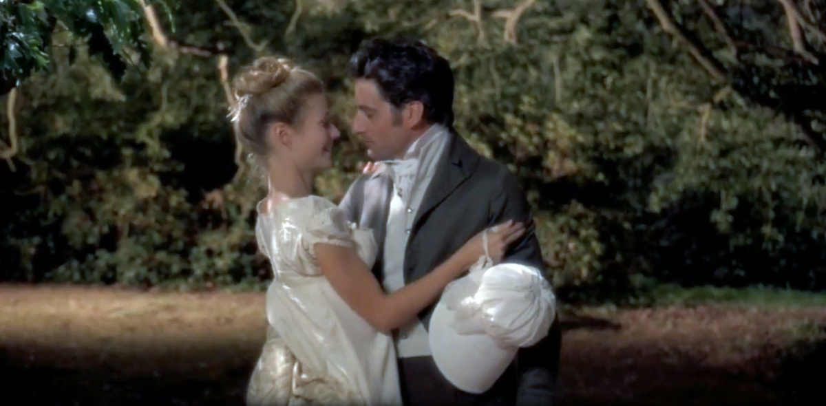 Эмма и мистер Найтли (здесь и далее кадры из фильма 1996 года)