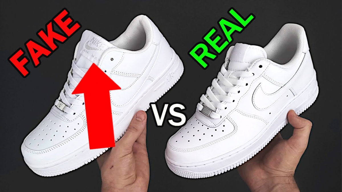 Поддельные и оригинальные Nike Air Force 1 