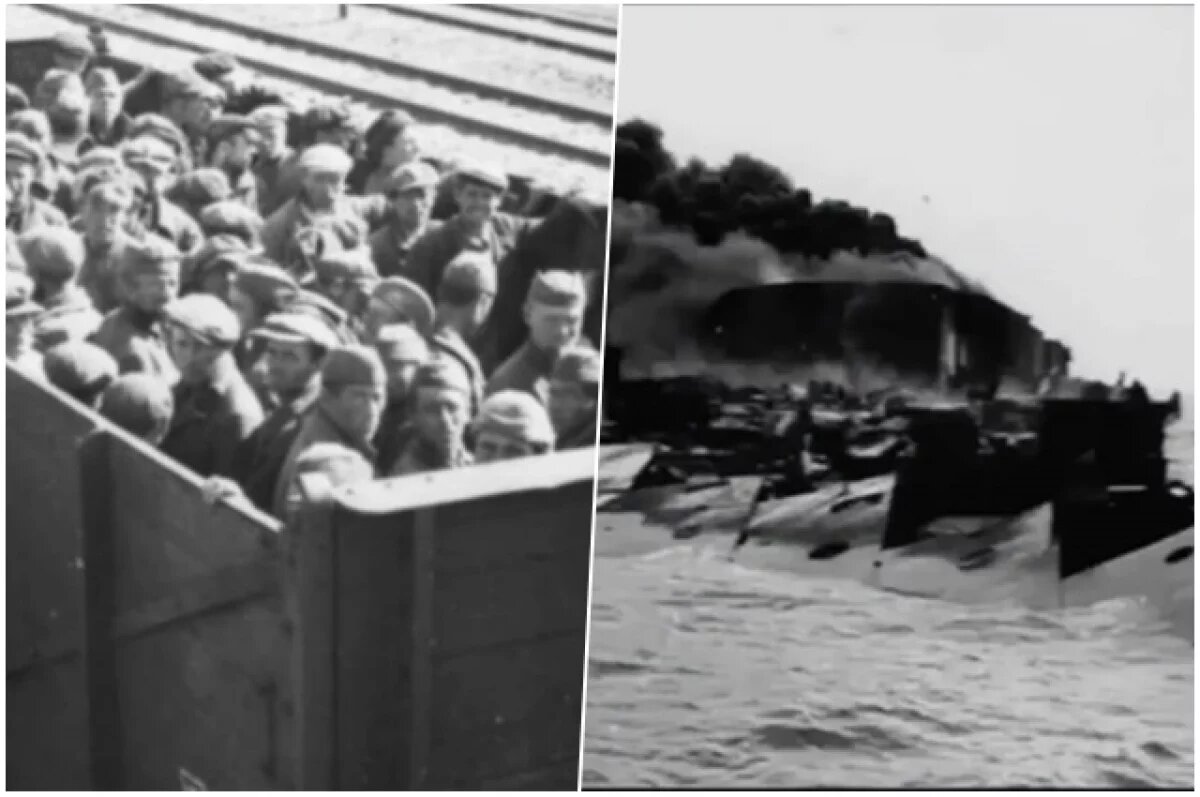    Новосибирцам показали фото крушения 3 мая 1945 года лайнера «Кап Аркона»