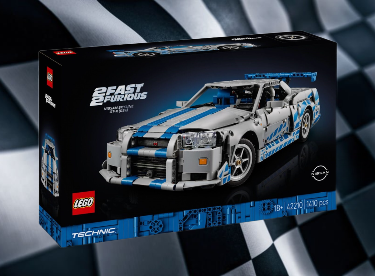 LEGO Technic 42210 2 Fast 2 Furious Nissan Skyline GT-R (R34) Car