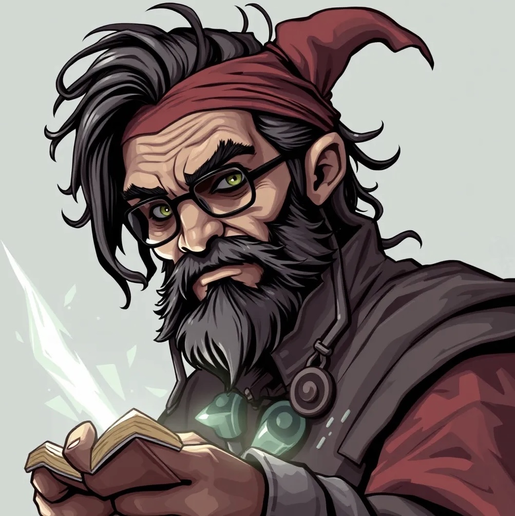 Фото сгенерированное ИИ. «ДНД мастер»