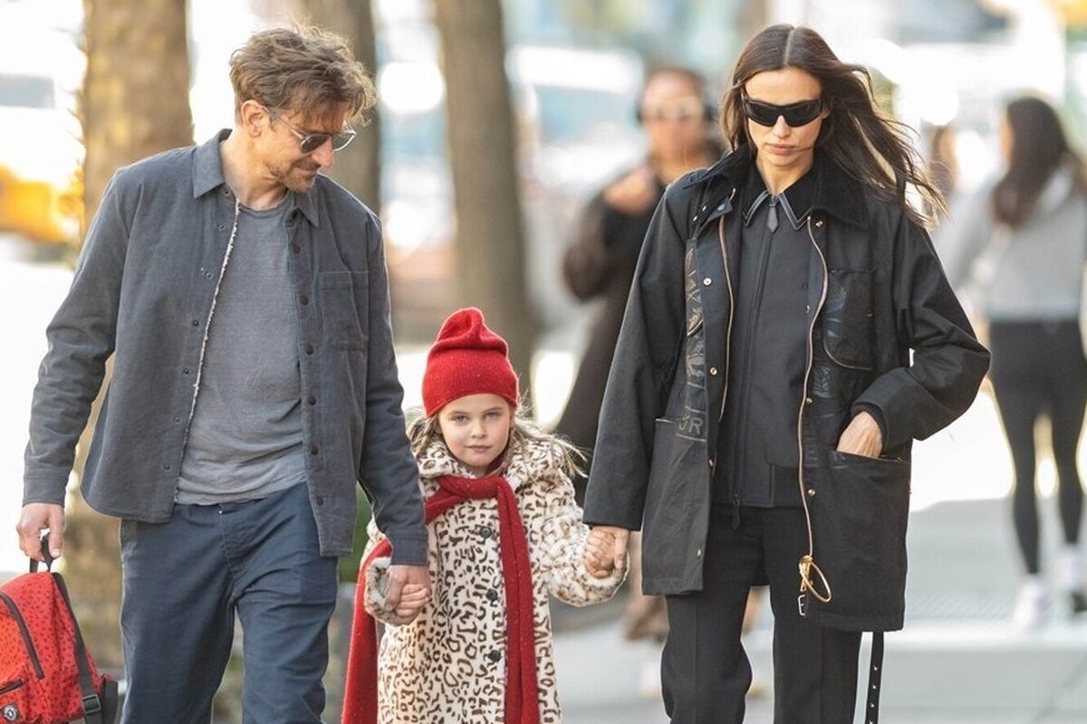 Купер и Шейк с дочерью