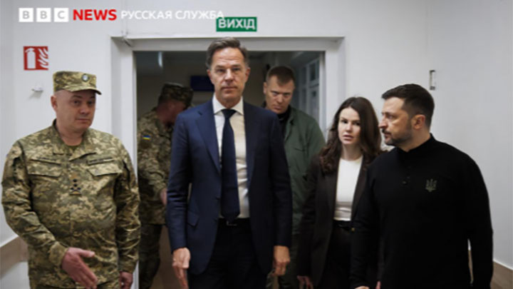    НАТО не отказалось от идеи вступления Украины в НАТО//Скриншот поста из ТГ-канала "BBC News | Русская служба"