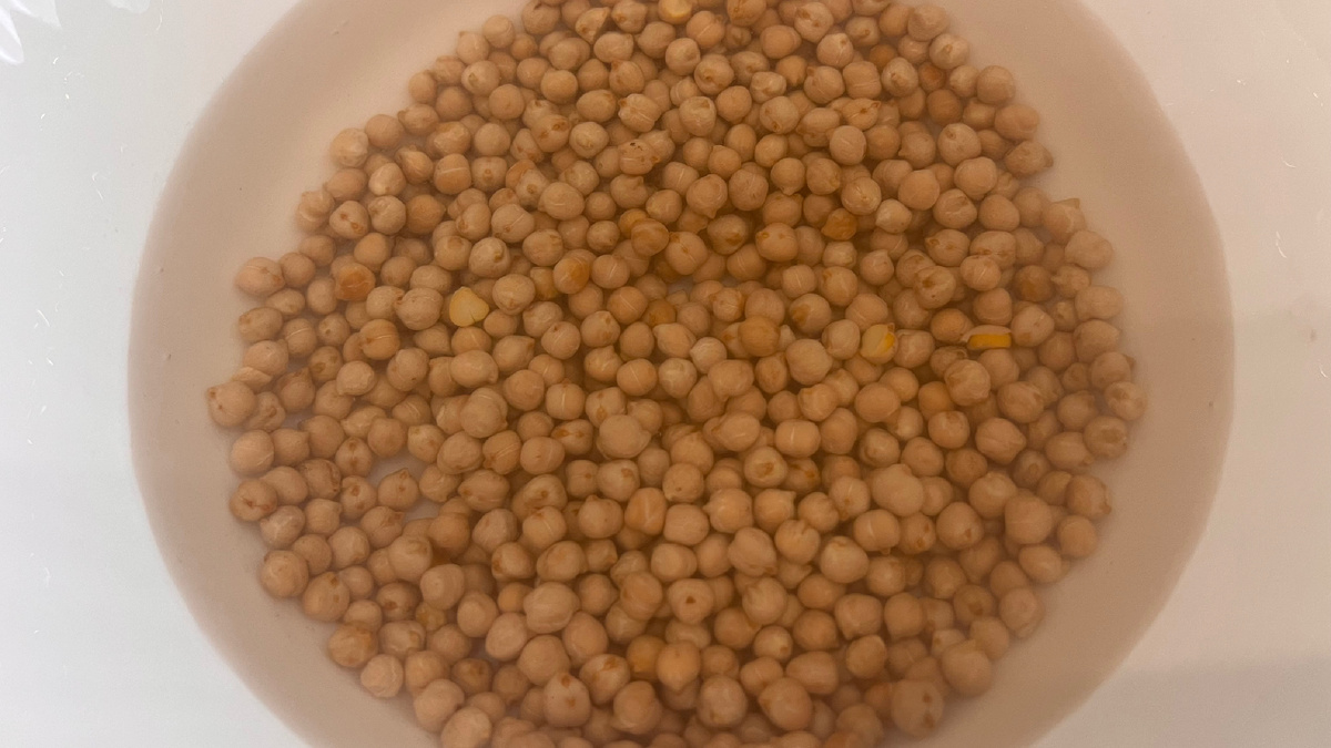 нут замочить на 12 часов. фото автора