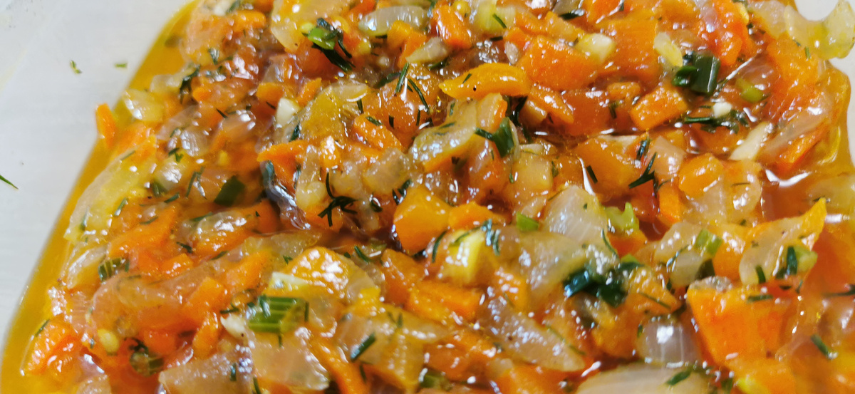 Икра  из овощей  за 10 минут готова