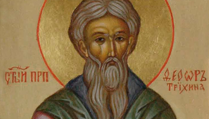 Преподобный Феодор Трихина. Изображение: azbyka.ru