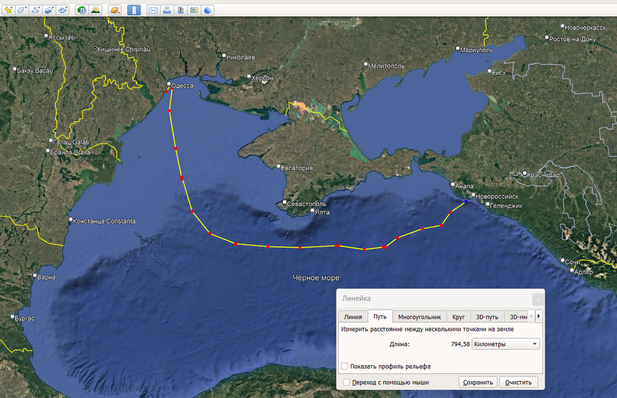 карта и вохможный маршрут БЭК