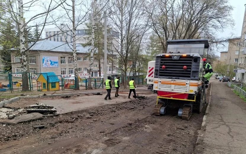    Ремонт межквартальных проездов стартовал в Ижевске