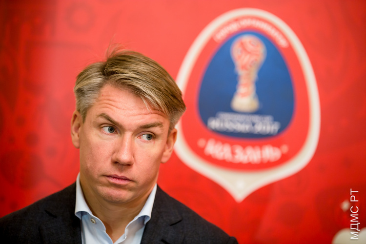    Директор оргкомитета ЧМ-2018 Алексей Сорокин хочет включить Казань в российский падел-тур.   
Фото: minsport.tatarstan.ru