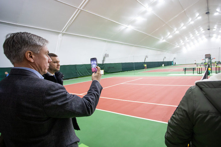    Сорокин во время визита в Казань.   
Фото: minsport.tatarstan.ru