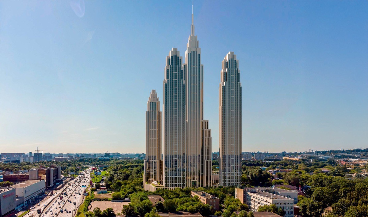 © Телеграм-канал «Стройки — и точка» / t.me/stroi_news (FIVE Towers — визуализация)