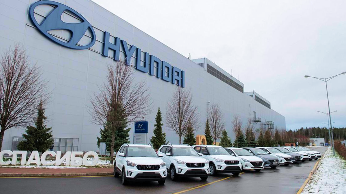 Бывший завод Hyundai в Санкт-Петербурге