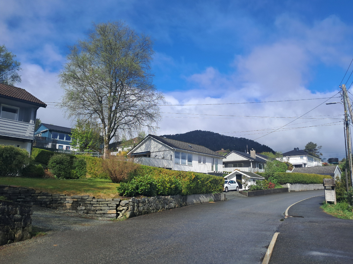 Норвежская улица. Кругом каркасники.