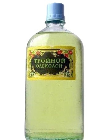 флакон Тройного одеколона 