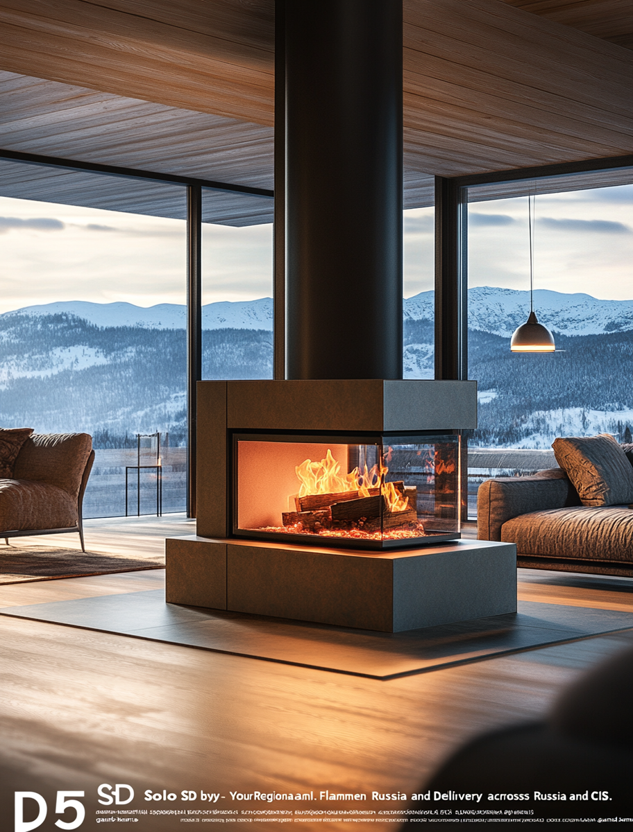    Как выбрать идеальный дровяной камин: секреты уюта и тепла с D5 Solo SD от Flammen Kamin
