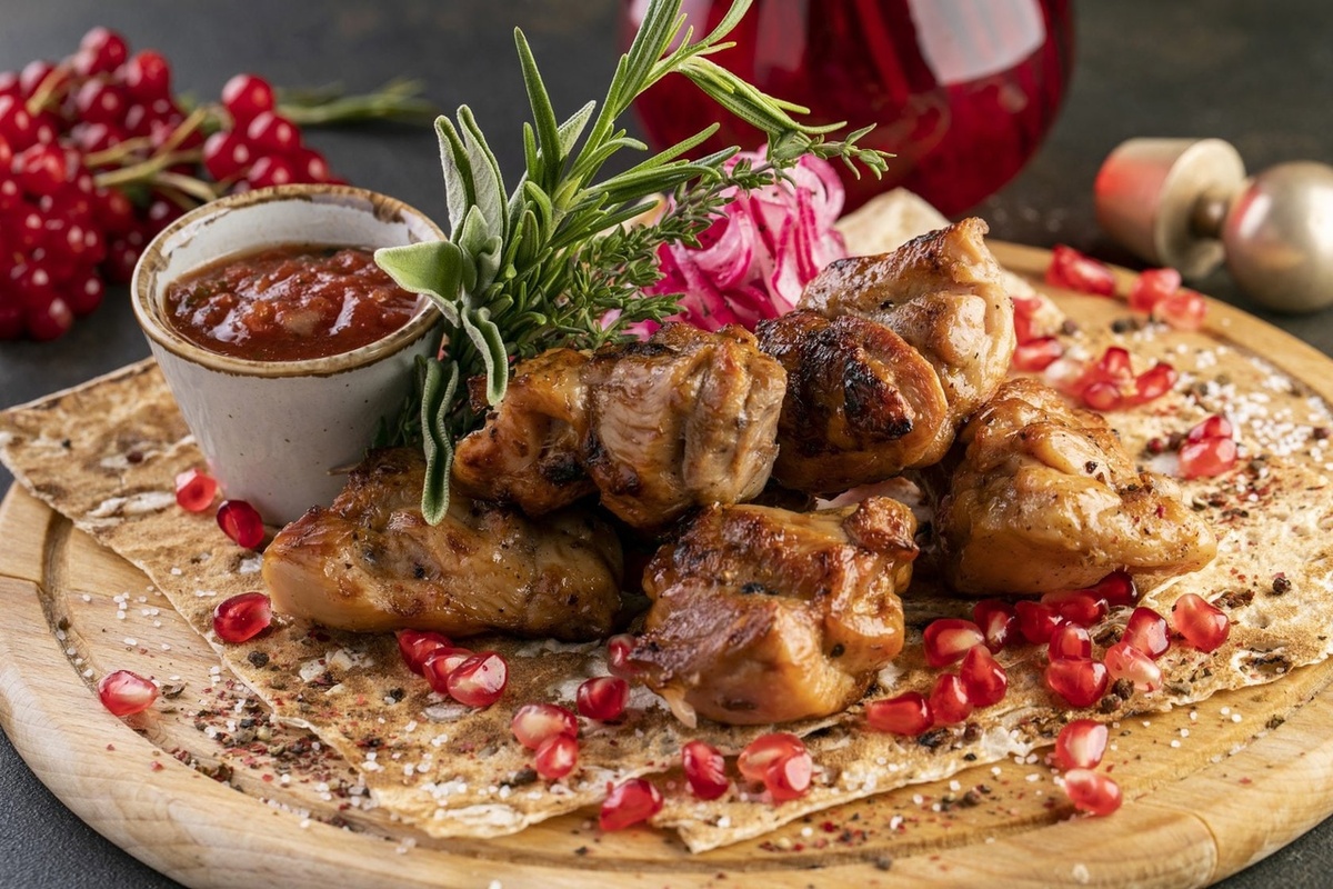 Шашлык из свинины с гранатовым соком (фото из интернета)