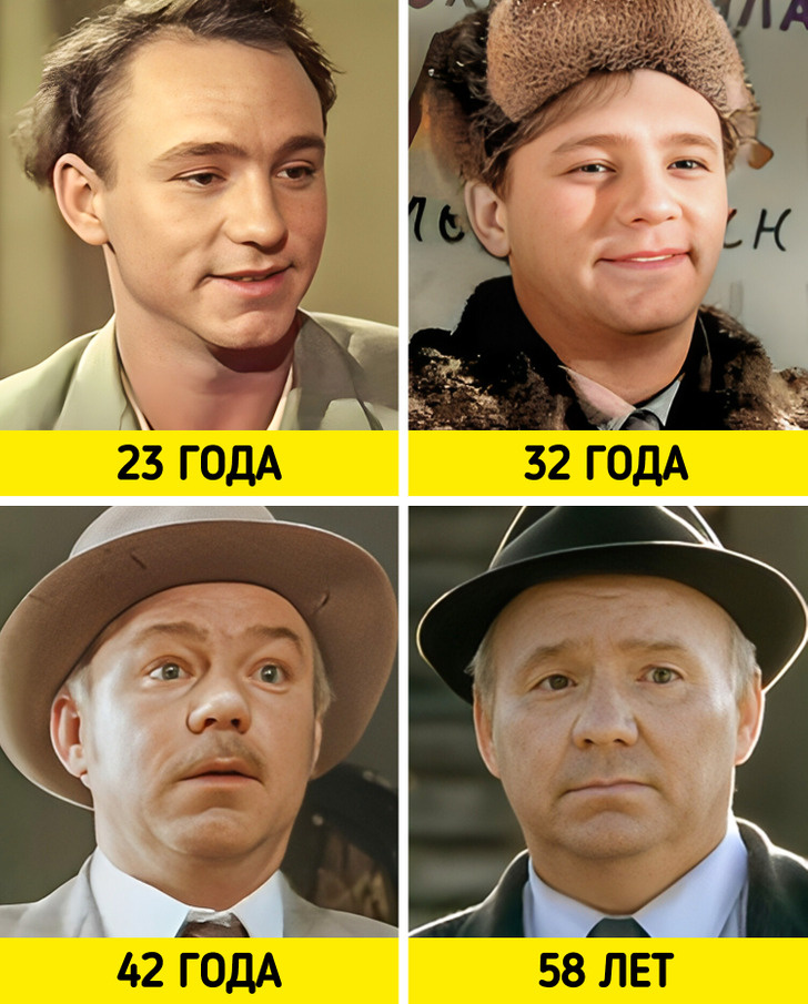 © Команда с нашей улицы / Киностудия имени А. Довженко, © Девчата / Мосфильм, © Мраморный дом / Киностудия им. М. Горького, © Запретная зона / Мосфильм