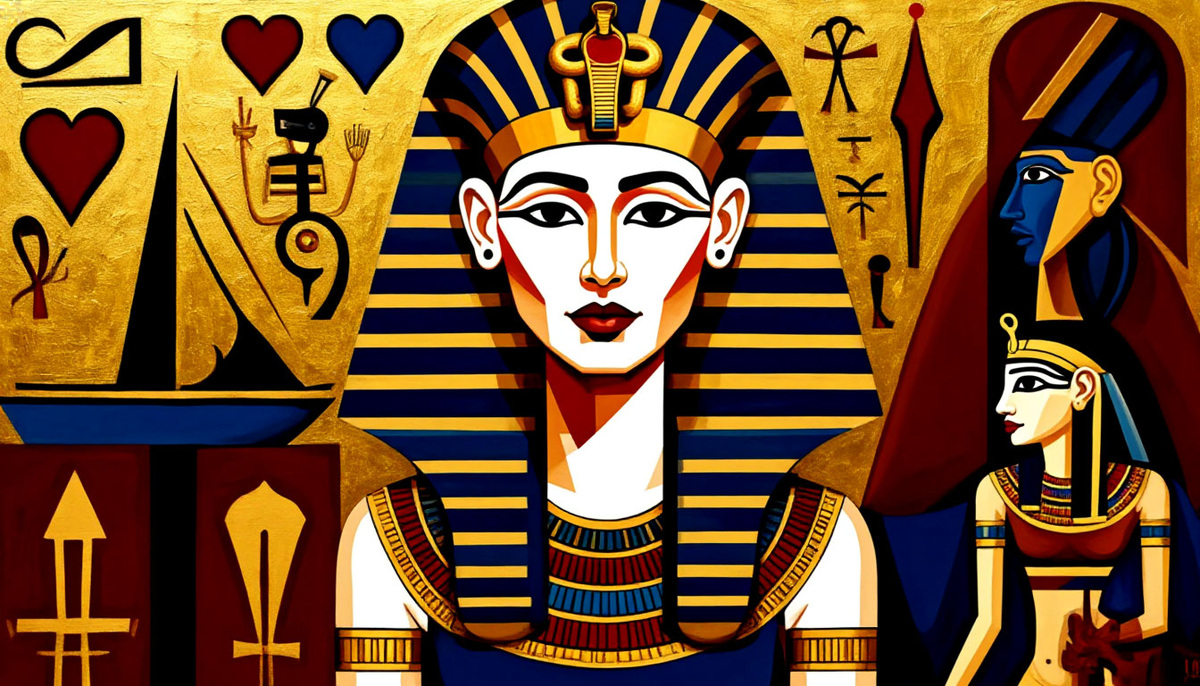 Клеопатра — образ власти, страсти и интеллекта сквозь призму кубизма.