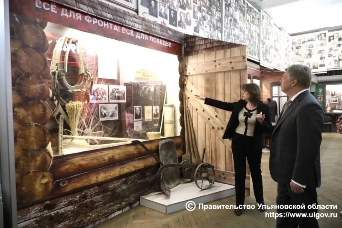    В ульяновском краеведческом музее обновили выставку «Война. Победа. Память»