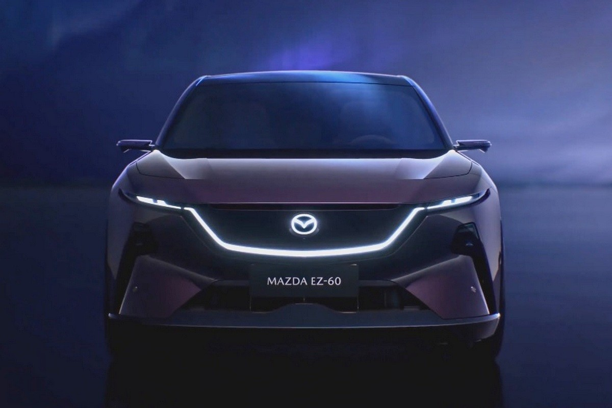 Дизайн передней части Mazda CX-6e