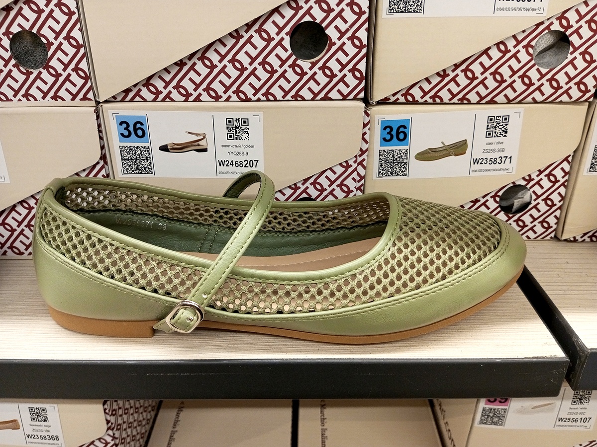 Стильные туфли-балетки. Цена 1799 р. 