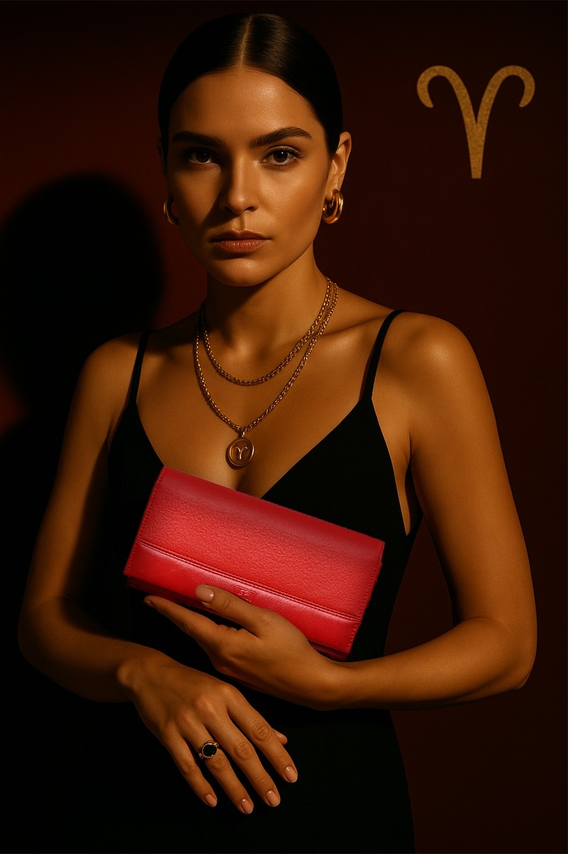 Кошелек в красном цвете G.Mokini артикул: 133358005