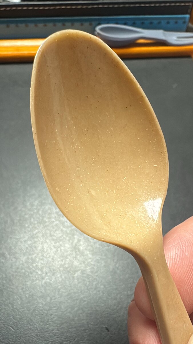 Фото ложки из БИОКОМПОЗИТА РОТОПОЛ ЭКО Д